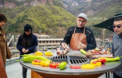 corten steel bbq grills